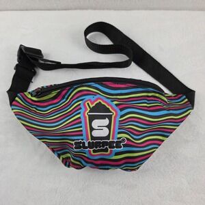 Slurpee‎ 7-Eleven Fanny Pack Waist Bag Neon Stripes 2023 Promo